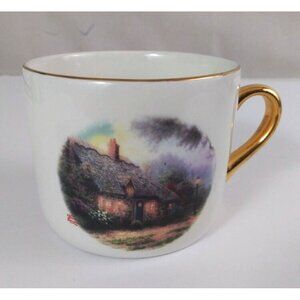 Teleflora Gifts Thomas Kincade Painter Of Light Moonlit Cottage 2.78" Coffee Cup